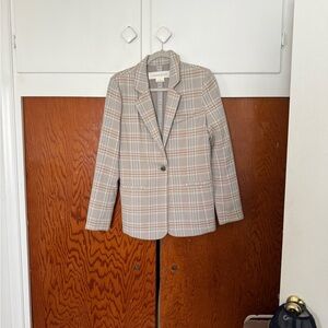 Treasure and bond Plaid Women's Blazer